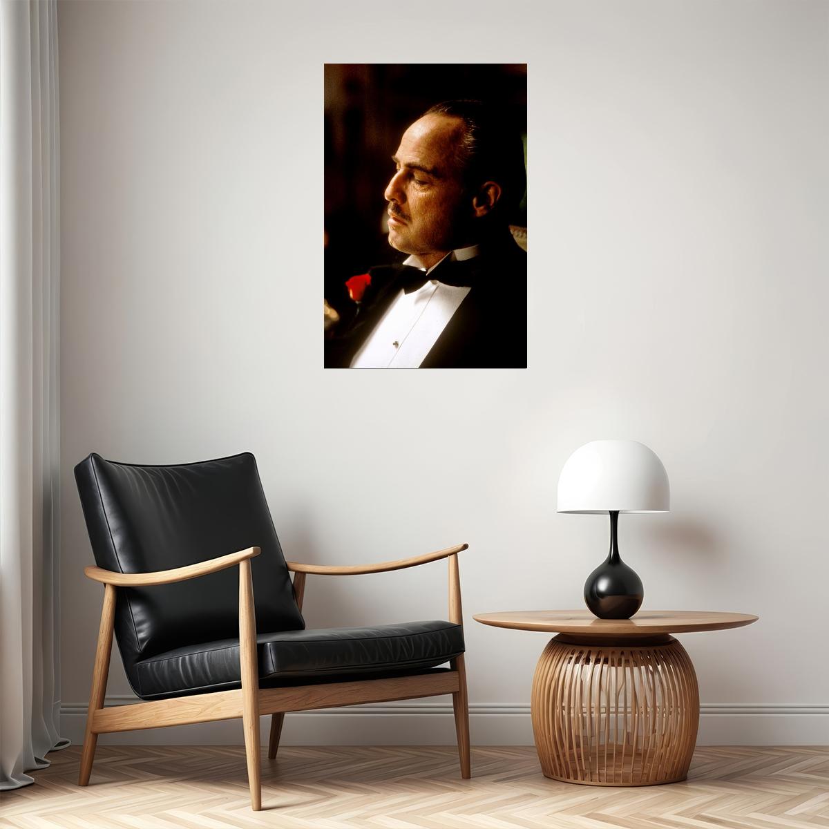 The Godfather Movie Marlon Brando Crime Drama Poster Wall Art Print Home Wall Decor