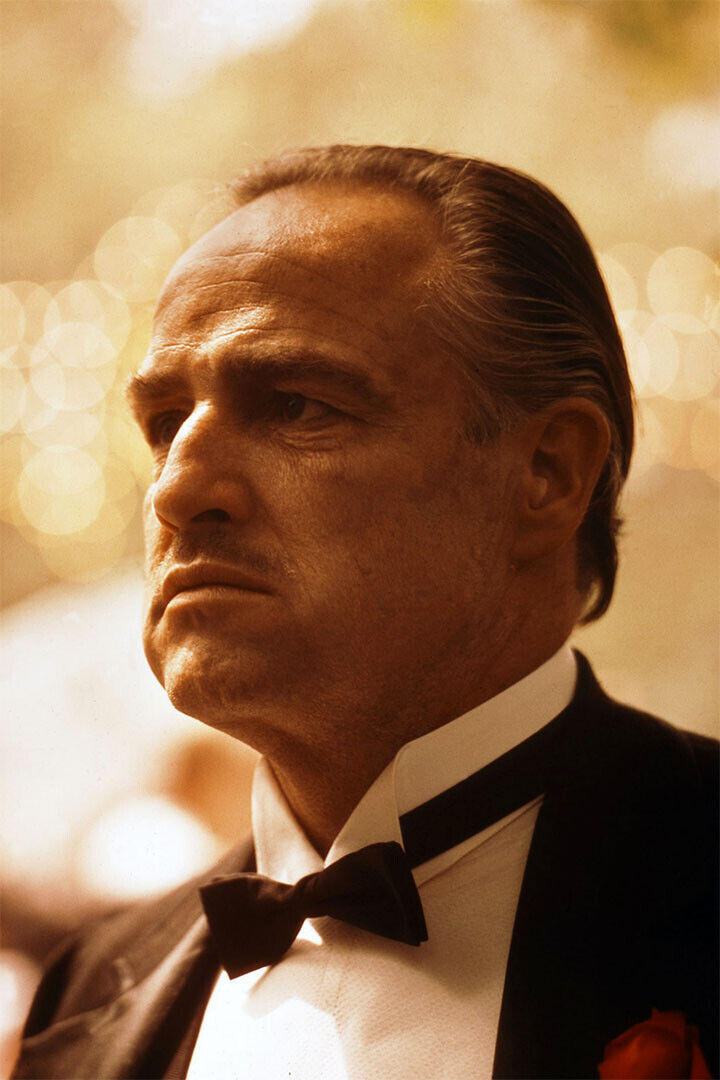The Godfather Movie Actor Marlon Brando Photo Poster Wall Art Print Home Wall Decor