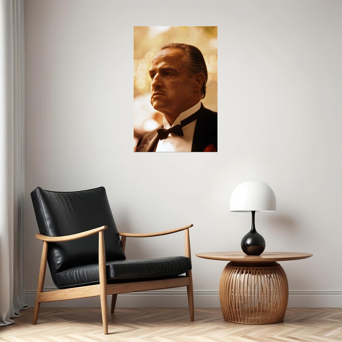 The Godfather Movie Actor Marlon Brando Photo Poster Wall Art Print Home Wall Decor