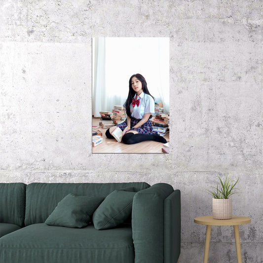 Study Hard Ii Sexy Female Model Picture Poster Wall Art Print Home Wall Decor - xonomax