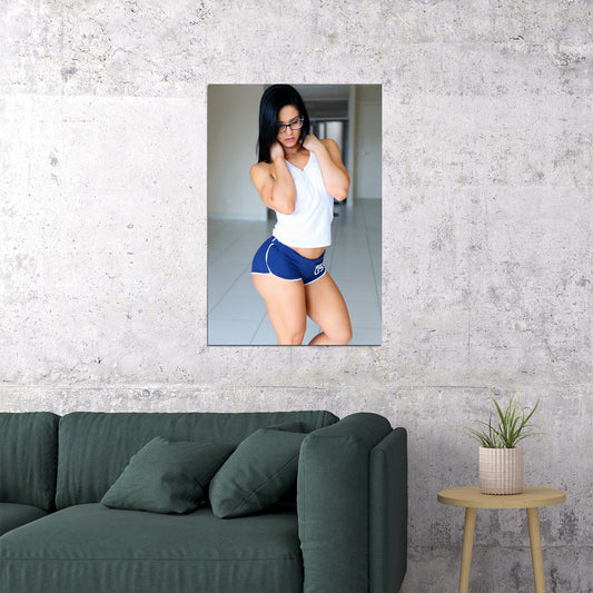 Study Hard Ii Sexy Female Model Fashion Poster Wall Art Print Home Wall Decor - xonomax