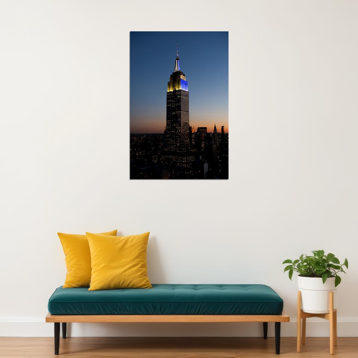 Photo Empire State Building By Corbis Landcape Poster Wall Art Print Home Wall Decor - xonomax