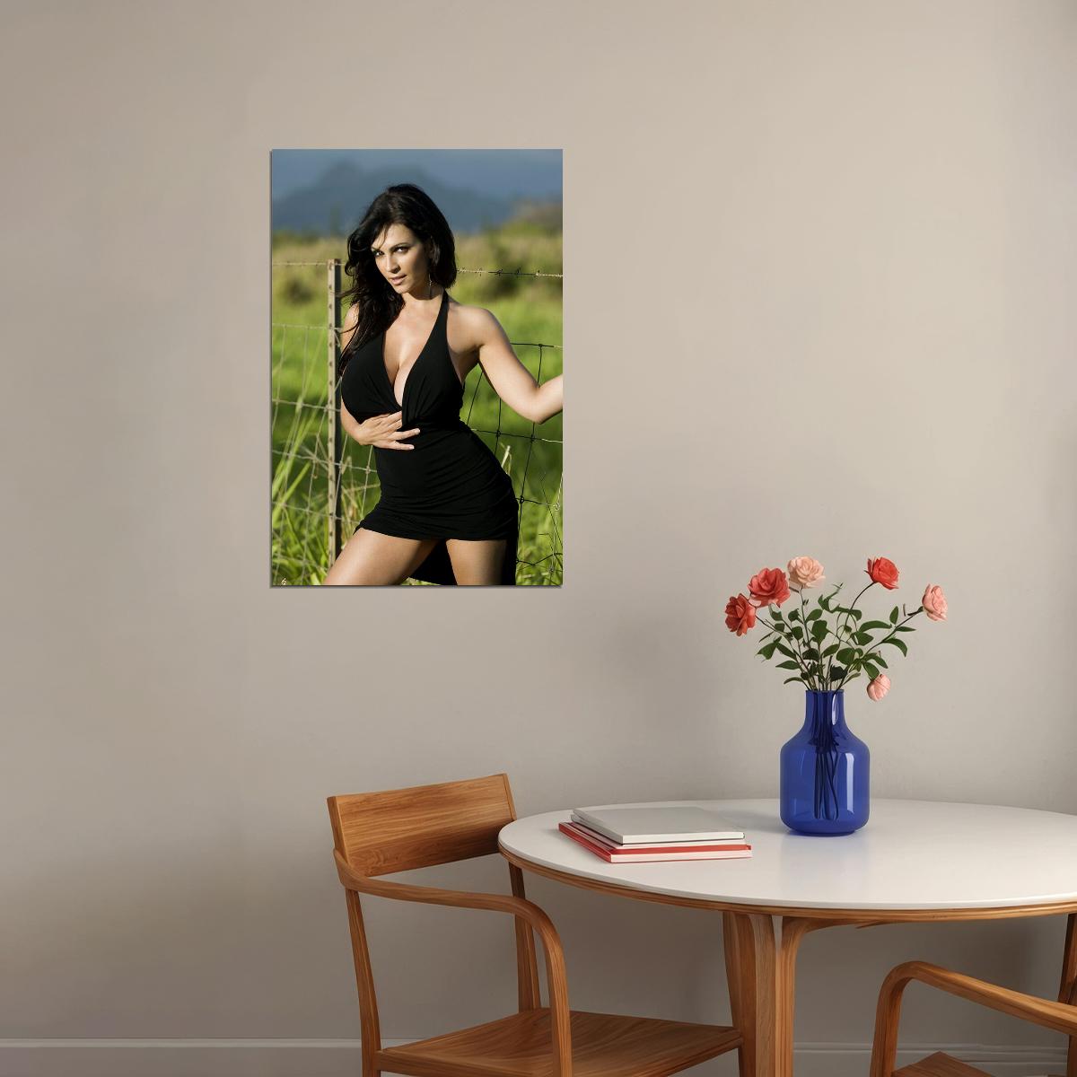 Denise Milani Sexy Female Celebrity Model Poster Wall Art Print Home Wall Decor - xonomax