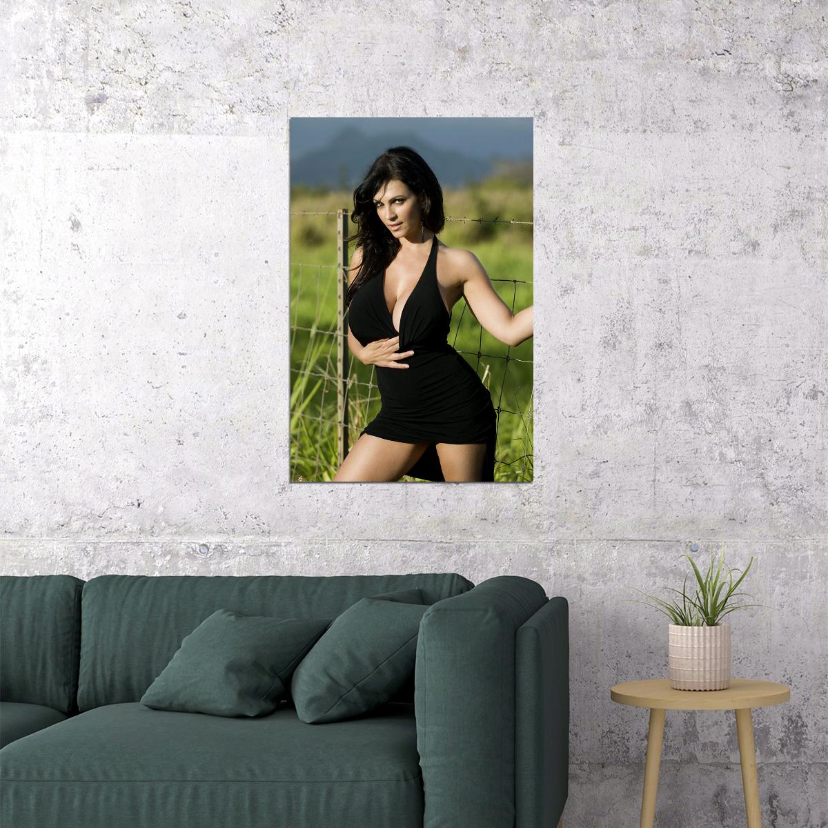 Denise Milani Sexy Female Celebrity Model Poster Wall Art Print Home Wall Decor - xonomax