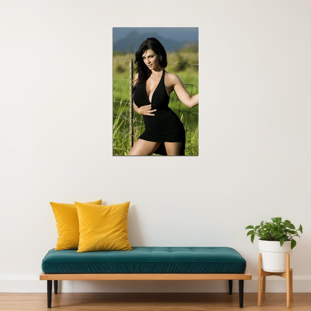 Denise Milani Sexy Female Celebrity Model Poster Wall Art Print Home Wall Decor - xonomax
