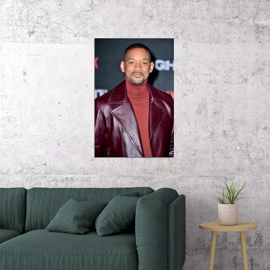 Will Smith Posed Movie Actor Rapper Artist Poster Wall Art Print Home Wall Decor - xonomax