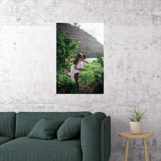 Two Lovers Landscape Photo Poster Wall Art Print Home Wall Decor - xonomax