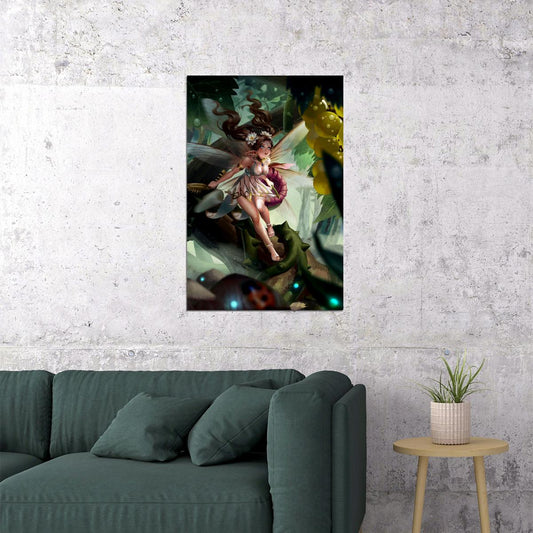 Fairies And Fireflies Fantasy Comic Poster Wall Art Print Home Wall Decor - xonomax
