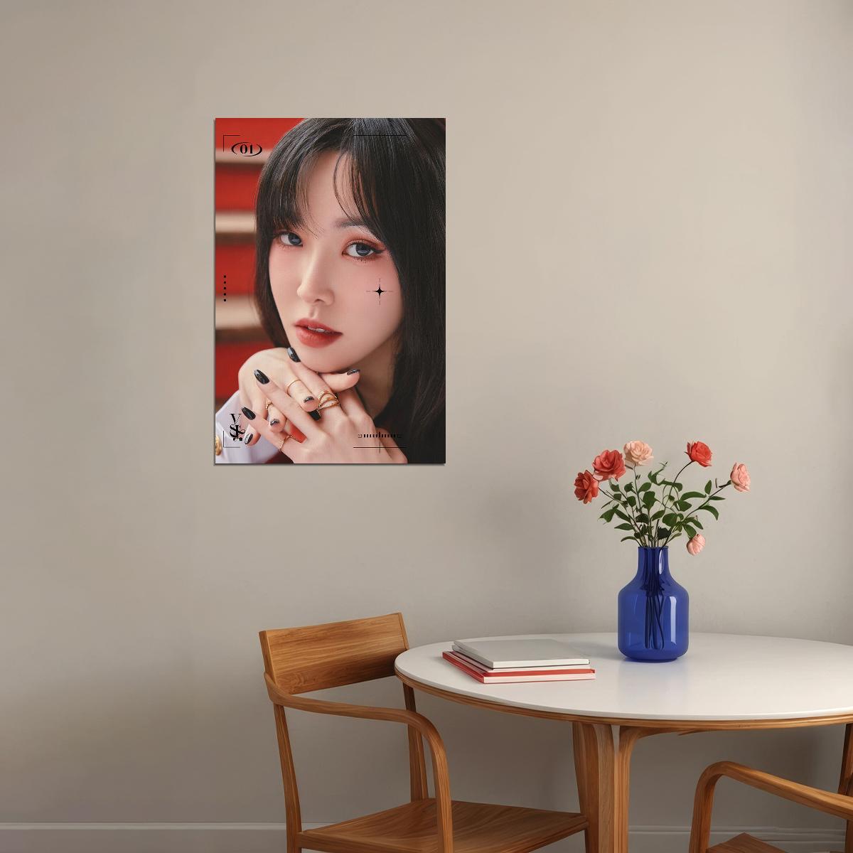 Yuju South Korean Singer Rec. Music Album Poster Wall Art Print Home Wall Decor - xonomax