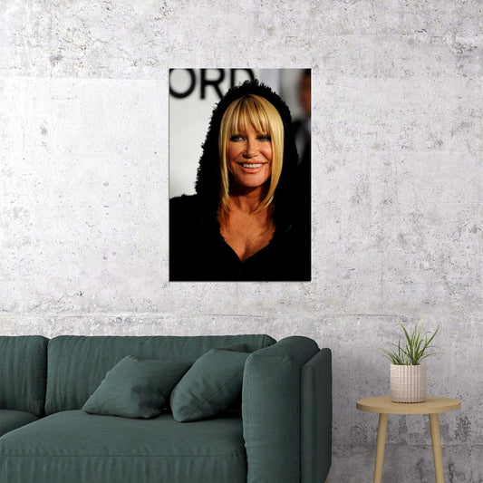 Suzanne Somers Record Producer Movie Actress Poster Wall Art Print Home Wall Decor - xonomax