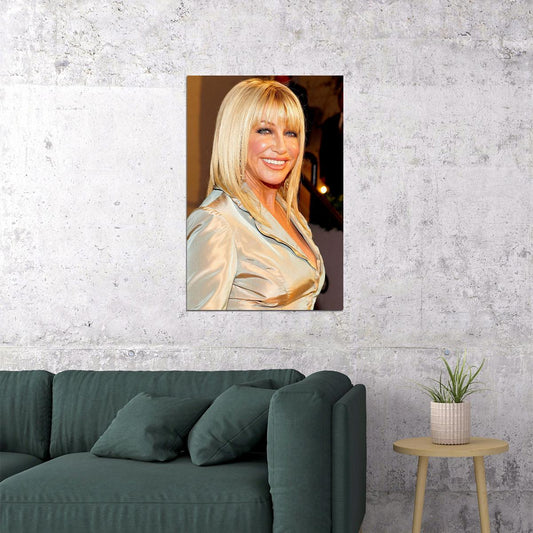 Suzanne Somers Singer Artist Movie Actress Poster Wall Art Print Home Wall Decor - xonomax