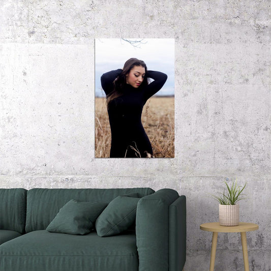 The New Navy Carole Casey Female Model Nature Poster Wall Art Print Home Wall Decor - xonomax