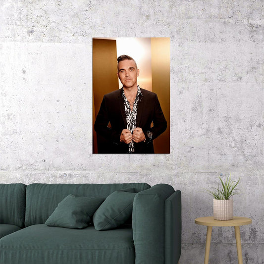 Robbie Williams Artist Celebrity Musician Picture Poster Wall Art Print Home Wall Decor - xonomax