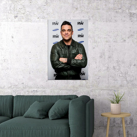 Robbie Williams Pianist Producer Picture Poster Wall Art Print Home Wall Decor - xonomax