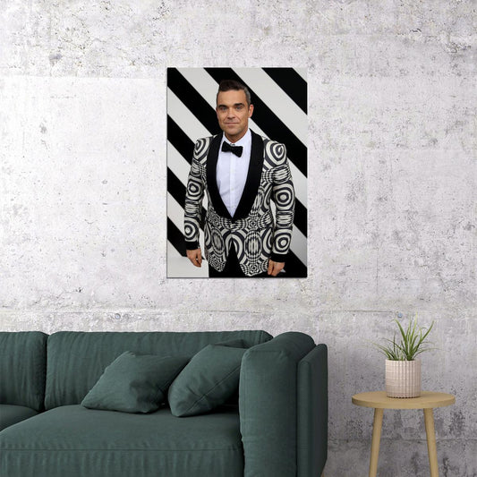 Robbie Williams Songwriter Producer Poster Wall Art Print Home Wall Decor - xonomax