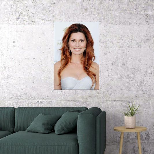 Shania Twain Celebrity Songwriter And Musician Poster Wall Art Print Home Wall Decor - xonomax