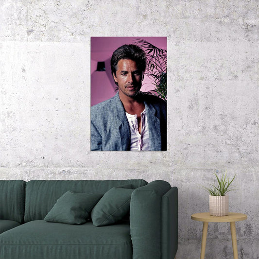Don Johnson Miami Vice Movie Artist Poster Wall Art Print Home Wall Decor - xonomax