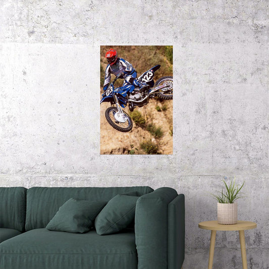 Sports Motocross Flying Tigers Extreme Sports Poster Wall Art Print Home Wall Decor - xonomax