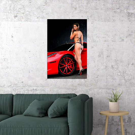 The Real Reason For Racing Sexy Model Picture Poster Wall Art Print Home Wall Decor - xonomax