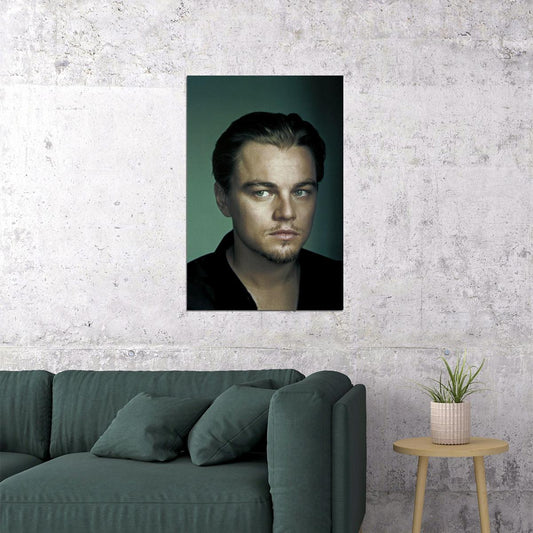 Actor Producer Leonardo Dicaprio In Black Jacket Poster Wall Art Print Home Wall Decor - xonomax