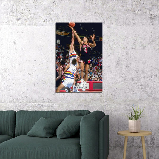 Basketball Rony Seikaly Miami Sport Poster Wall Art Print Home Wall Decor - xonomax