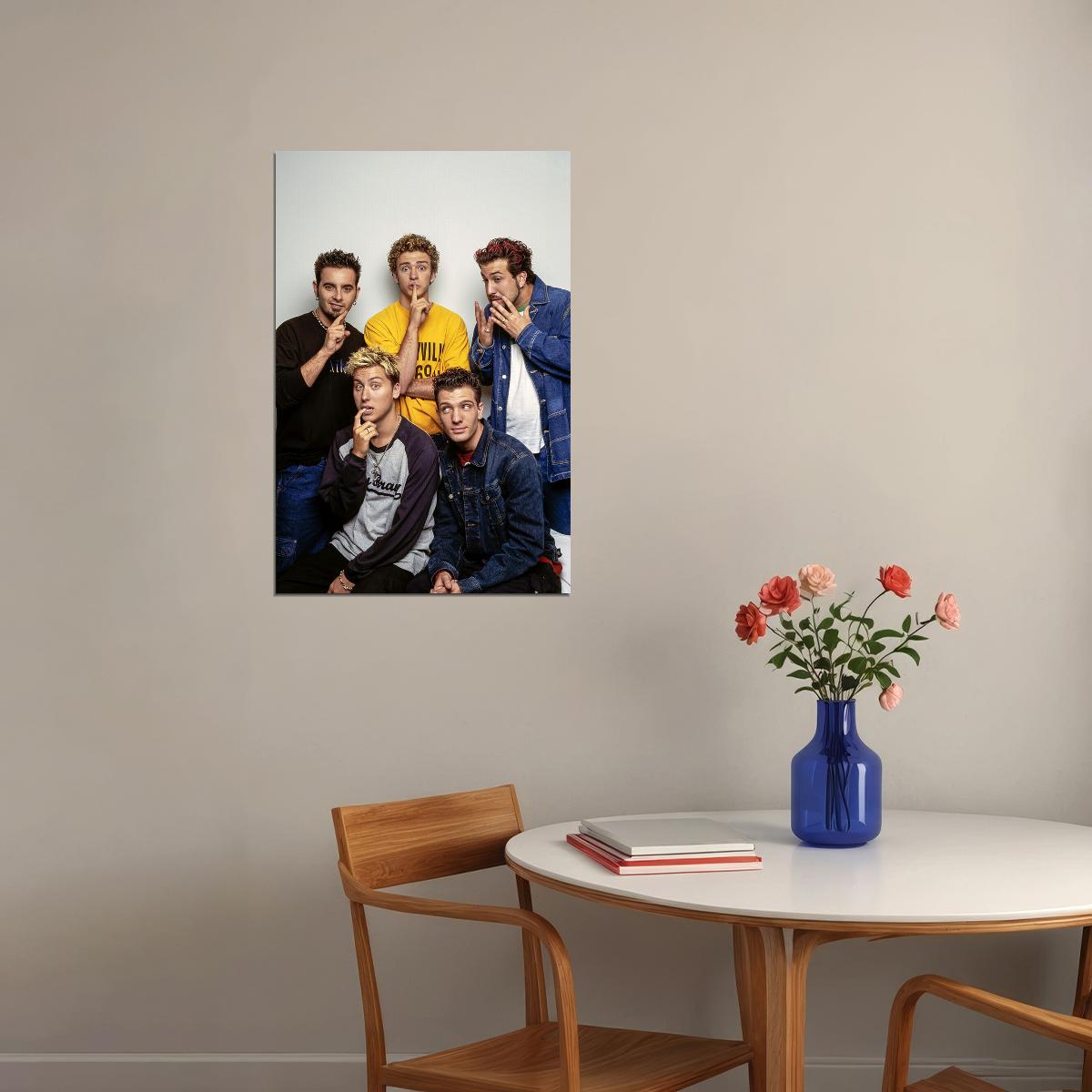 N Sync Justin Timberlake Picture Musicians Poster Wall Art Print Home Wall Decor - xonomax