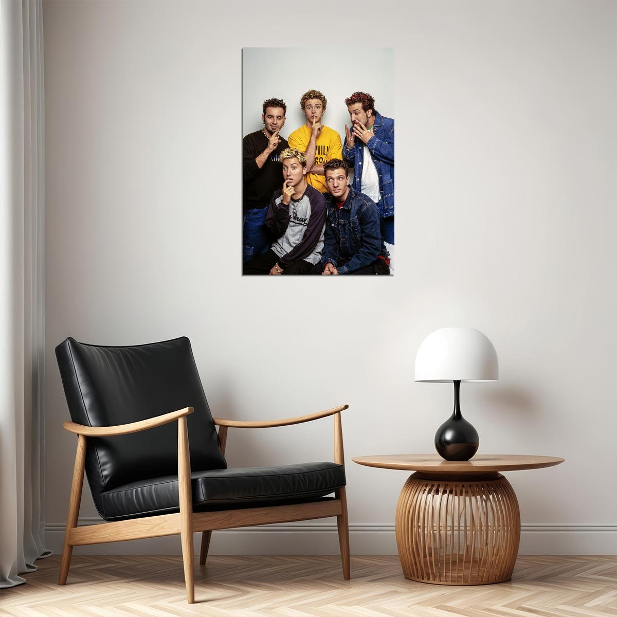 N Sync Justin Timberlake Picture Musicians Poster Wall Art Print Home Wall Decor - xonomax
