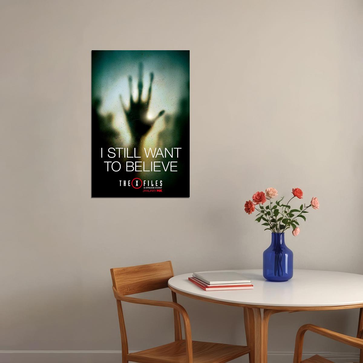 X-files Movie Mulder And Scully Drama Crime Poster Wall Art Print Home Wall Decor - xonomax