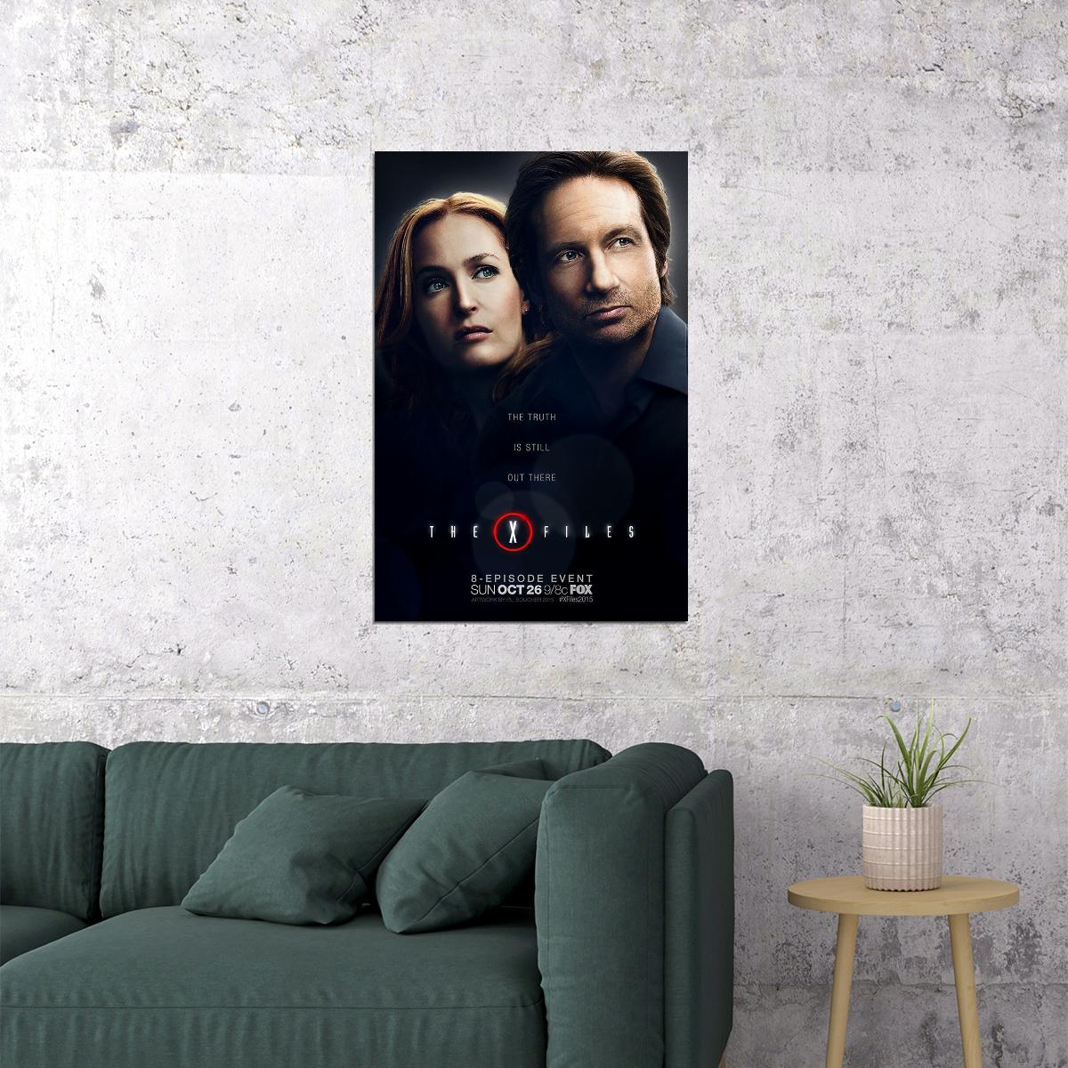 X-files Fight The Future Movie Drama Mystery Poster Wall Art Print Home Wall Decor - xonomax