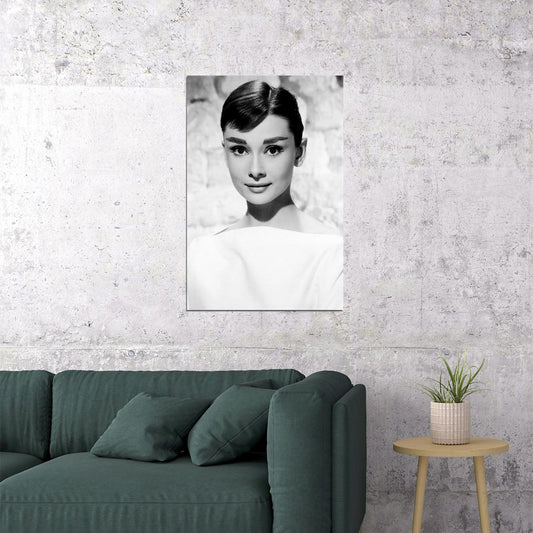 Audrey Hepburn Actor Model Charitable Vintage Poster Wall Art Print Home Wall Decor - xonomax