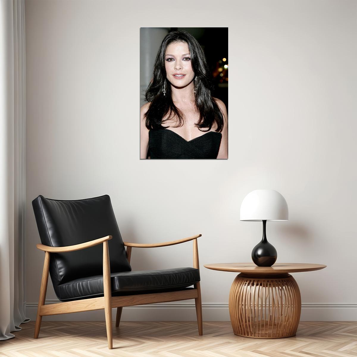 Catherine Zeta Jones Movie Actress Artist Poster Wall Art Print Home Wall Decor - xonomax