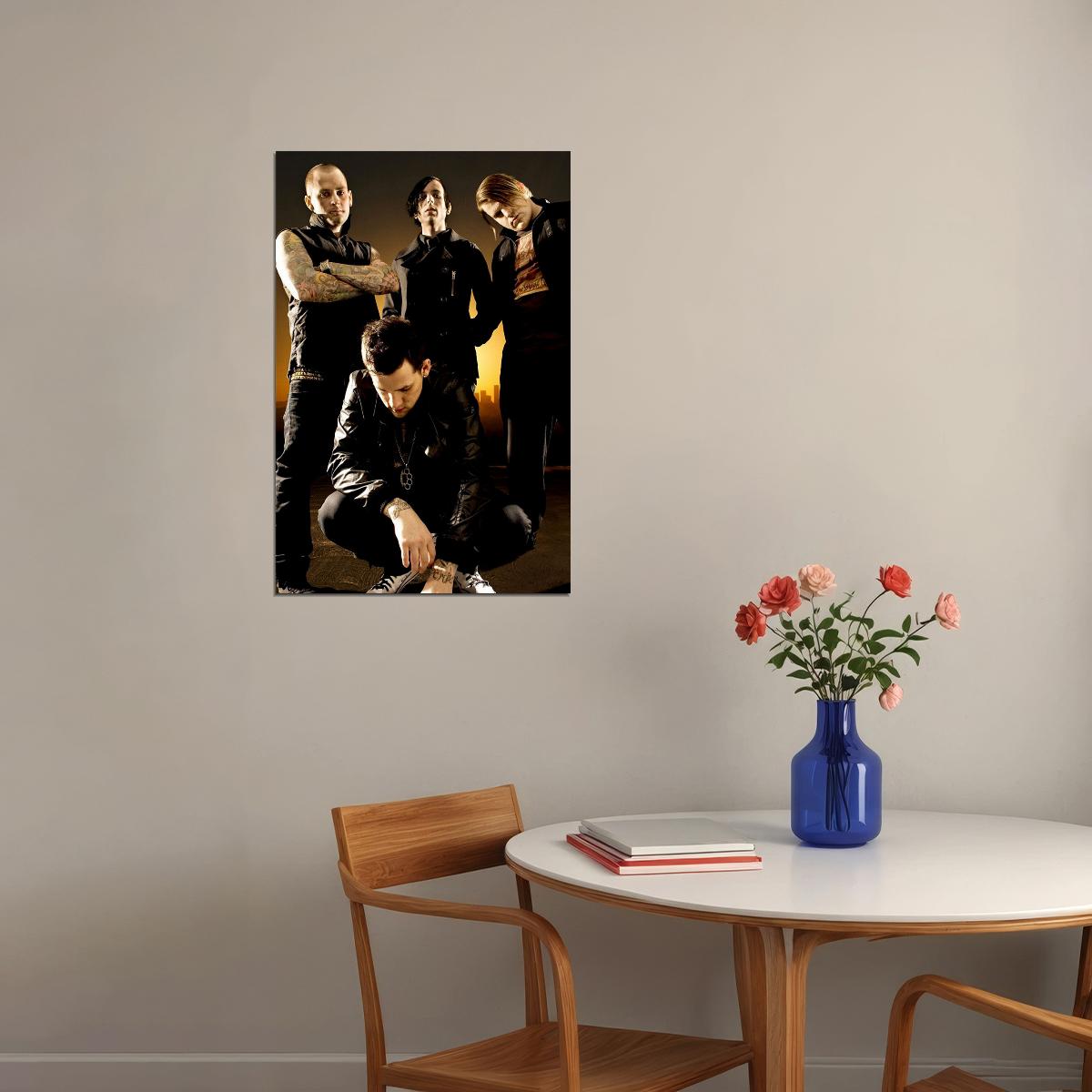Good Charlotte Group Pose Musicians Picture Poster Wall Art Print Home Wall Decor - xonomax
