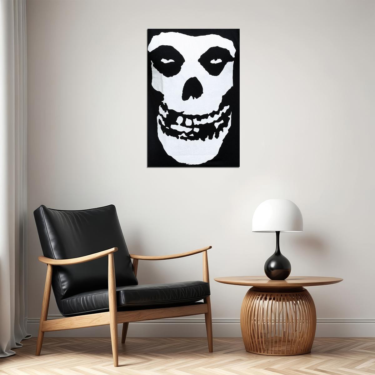 Misfits Skull Music Song Design Poster Wall Art Print Home Wall Decor - xonomax