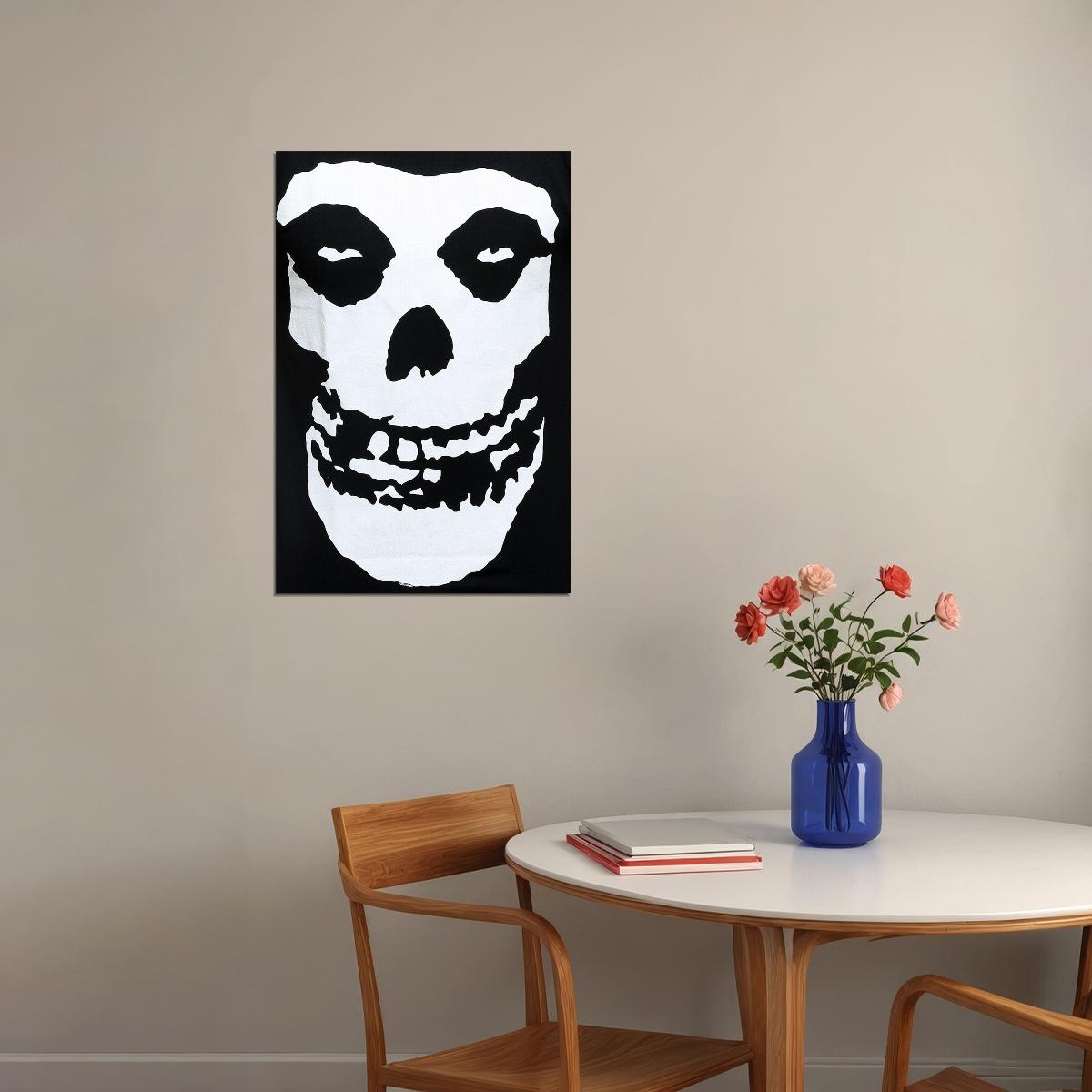 Misfits Skull Music Song Design Poster Wall Art Print Home Wall Decor - xonomax