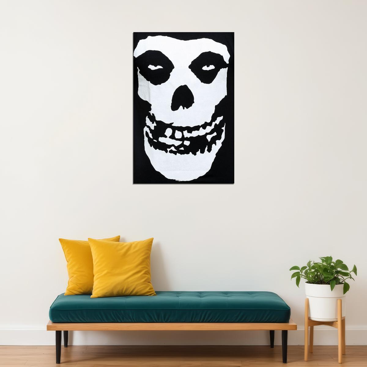 Misfits Skull Music Song Design Poster Wall Art Print Home Wall Decor - xonomax