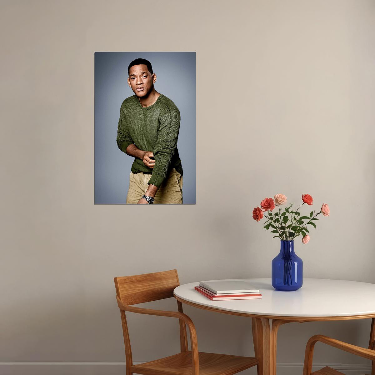 Will Smith Posed Producer Movie Actor Poster Wall Art Print Home Wall Decor - xonomax