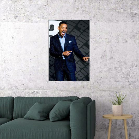 Will Smith Posed Movie Actor Rapper Picture Poster Wall Art Print Home Wall Decor - xonomax