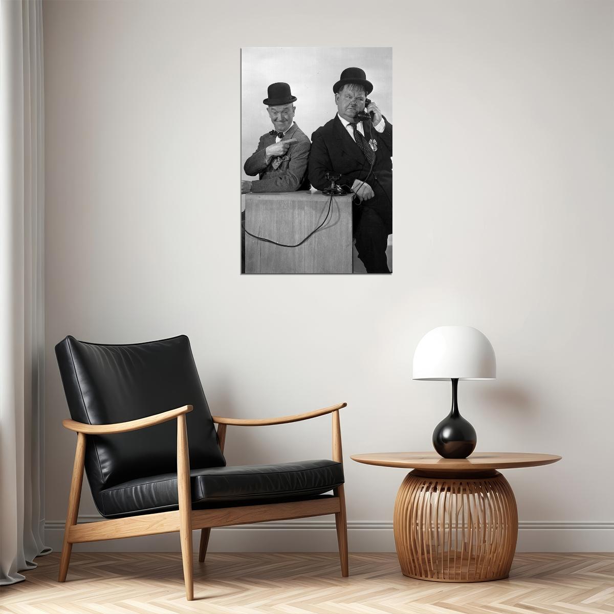 Laurel And Hardy Movie Actors Poster Wall Art Print Home Wall Decor - xonomax