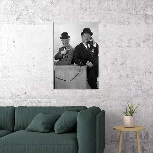 Laurel And Hardy Movie Actors Poster Wall Art Print Home Wall Decor - xonomax