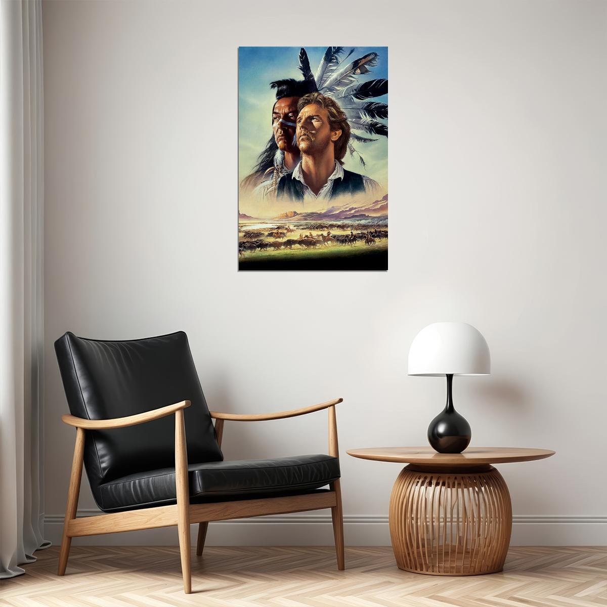 Dances With Wolves Movie Adventure Drama Poster Wall Art Print Home Wall Decor - xonomax