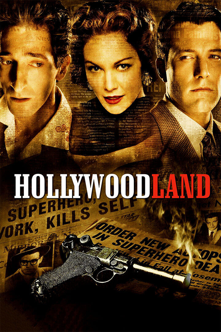 Hollywoodland Movie Biography Crime Drama Poster Wall Art Print Home Wall Decor