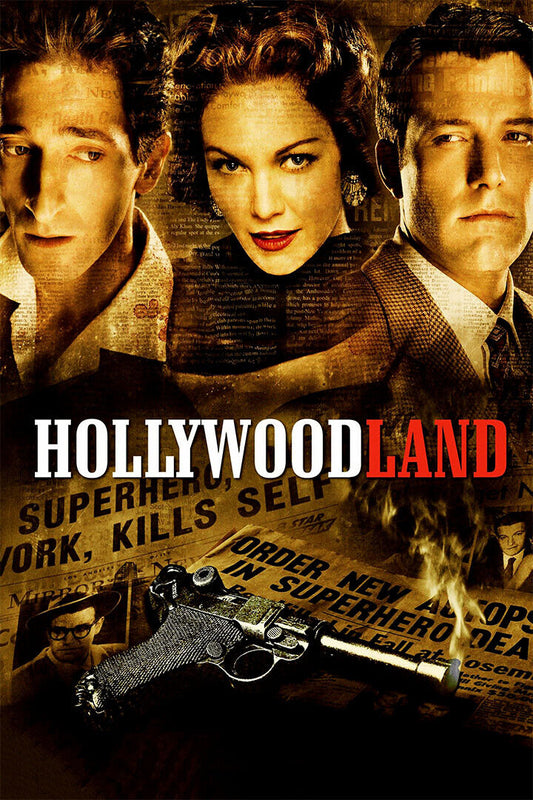 Hollywoodland Movie Biography Crime Drama Poster Wall Art Print Home Wall Decor