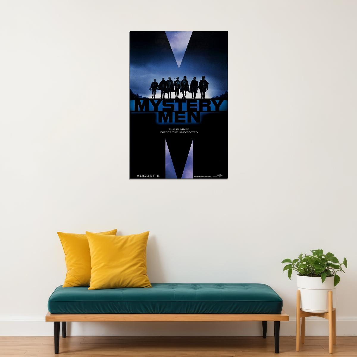 Mystery Men Movie Action Fantasy Characters Poster Wall Art Print Home Wall Decor