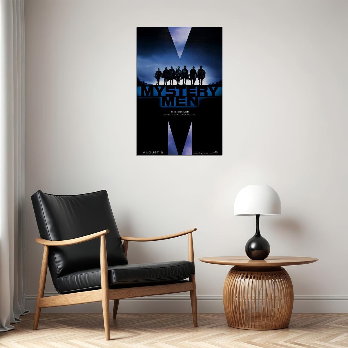 Mystery Men Movie Action Fantasy Characters Poster Wall Art Print Home Wall Decor