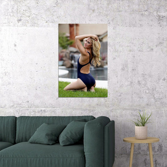 Sexy Woman Model In Swimsuit Picture Poster Wall Art Print Home Wall Decor
