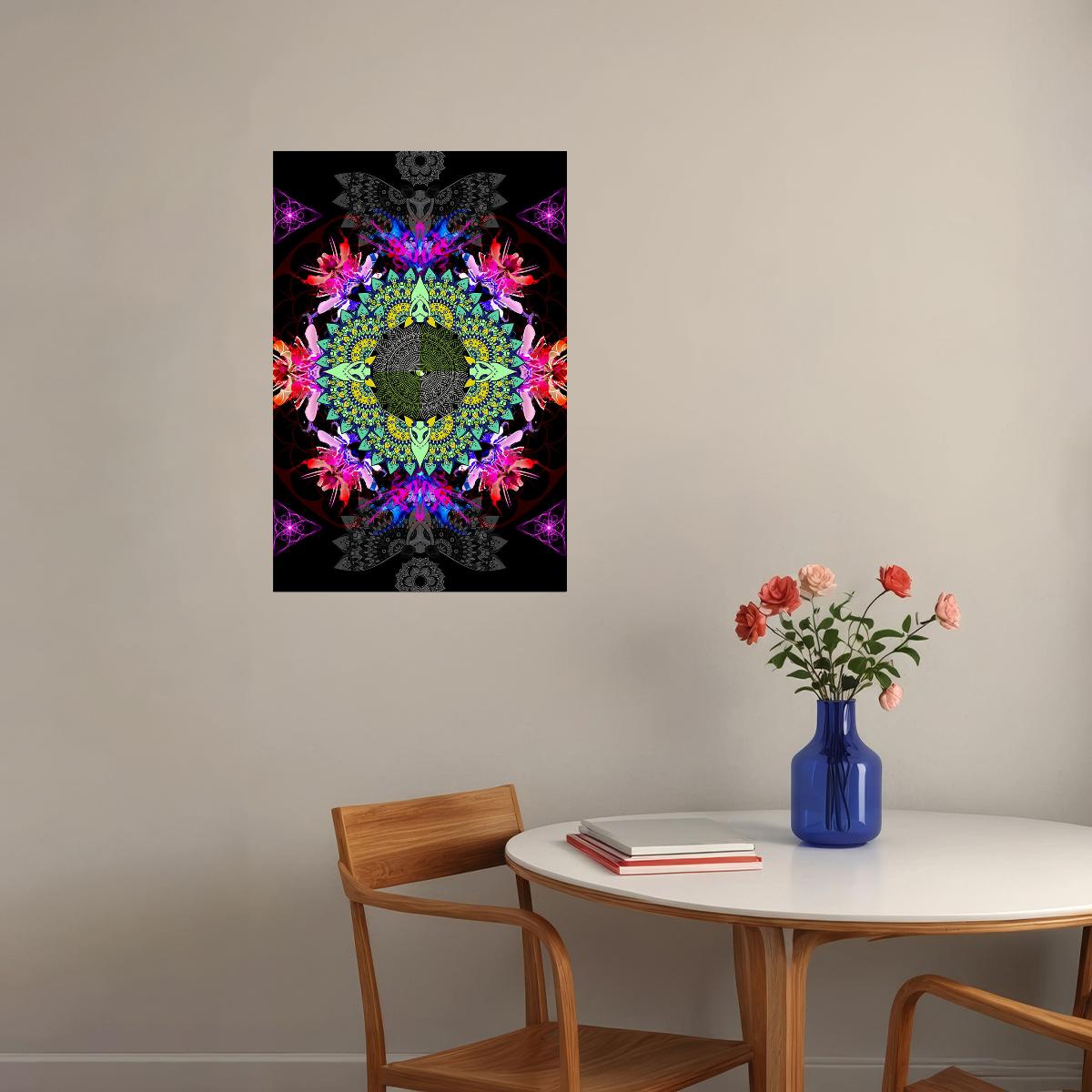 Magic Valley Marijuana Theme Psychedelic Poster Wall Art Print Home Wall Decor