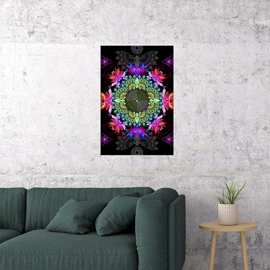 Magic Valley Marijuana Theme Psychedelic Poster Wall Art Print Home Wall Decor