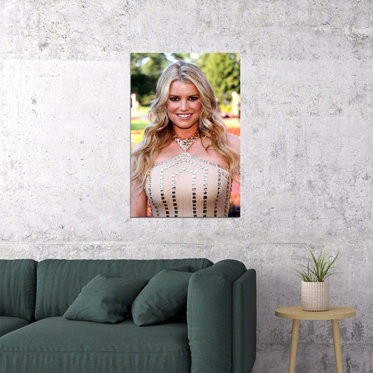 Jessica Simpson Songwriter Singer Actress Poster Wall Art Print Home Wall Decor