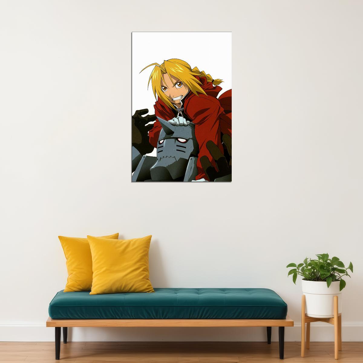 Fullmetal Alchemist Animation Excitement Poster Wall Art Print Home Wall Decor