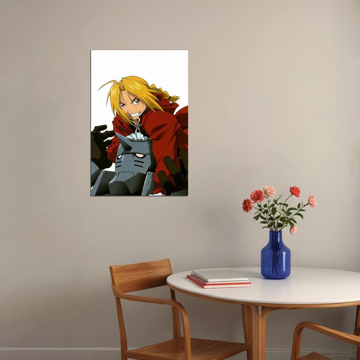 Fullmetal Alchemist Animation Excitement Poster Wall Art Print Home Wall Decor